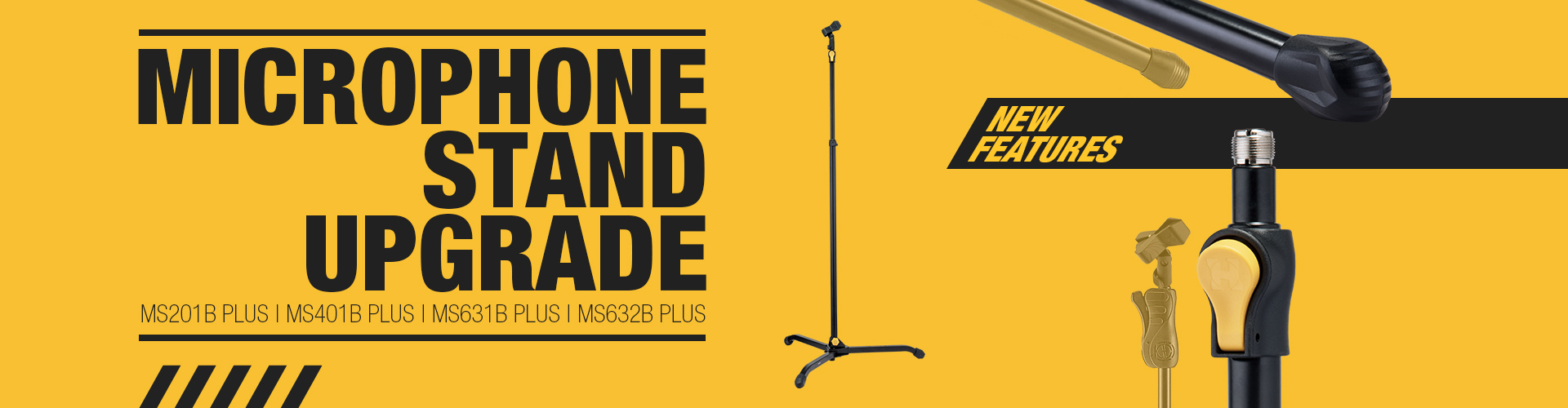 Microphone stand upgrade